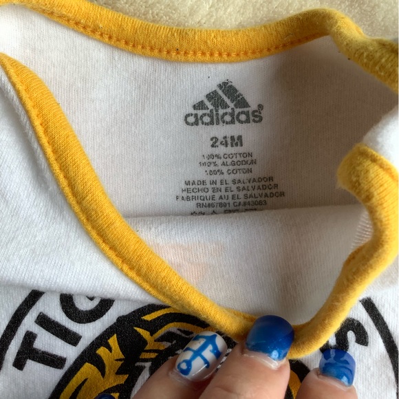 Hamilton Tiger Cat Bodysuit 24M - Picture 3 of 3